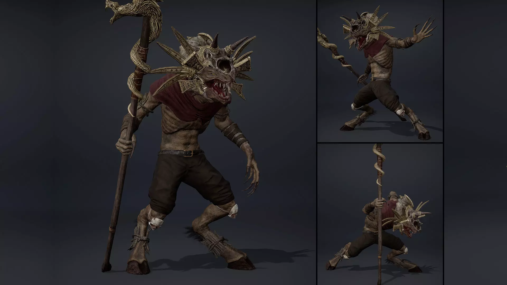 Mist Mage Arm2 Low-poly 3D model_0