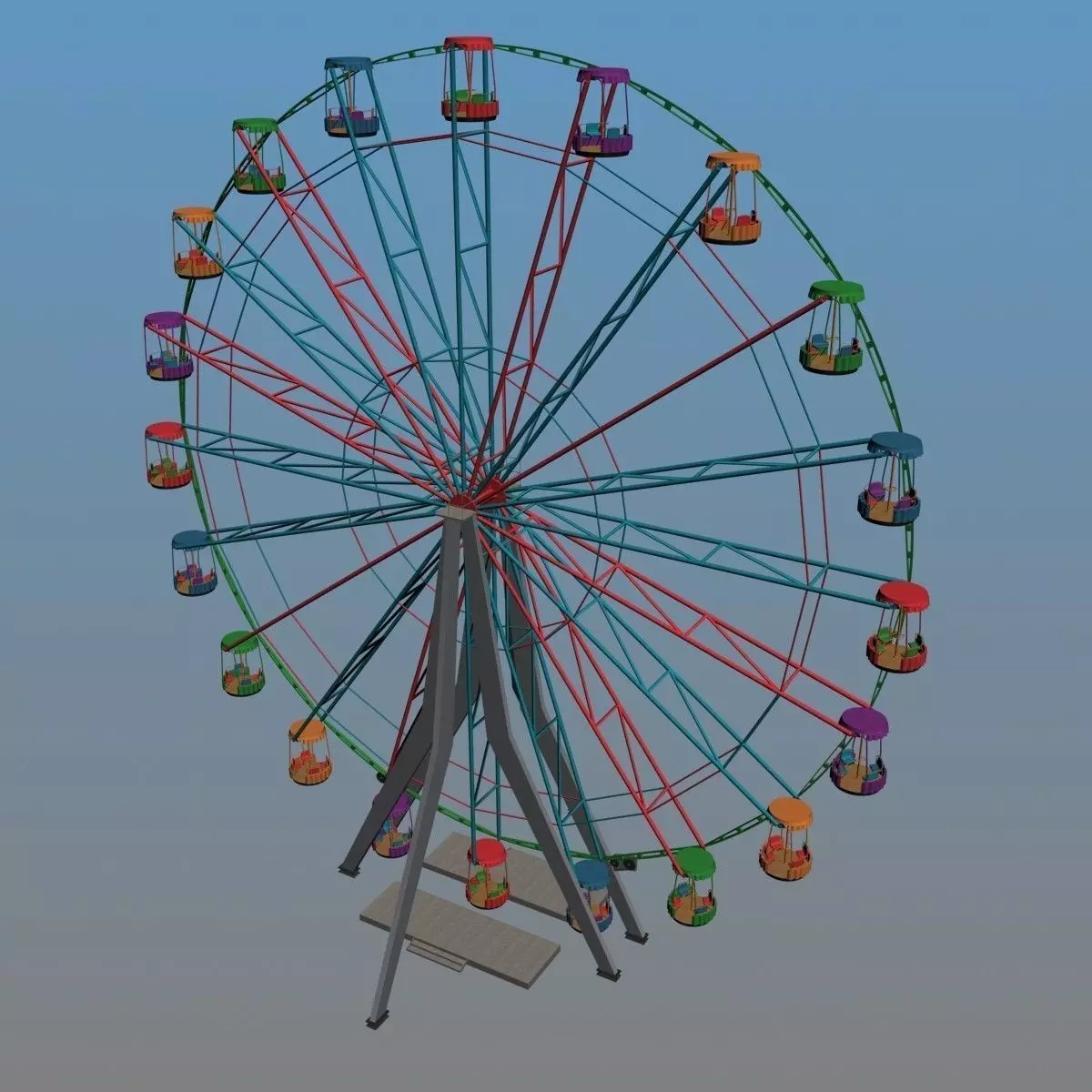 Ferris Wheel 3D model