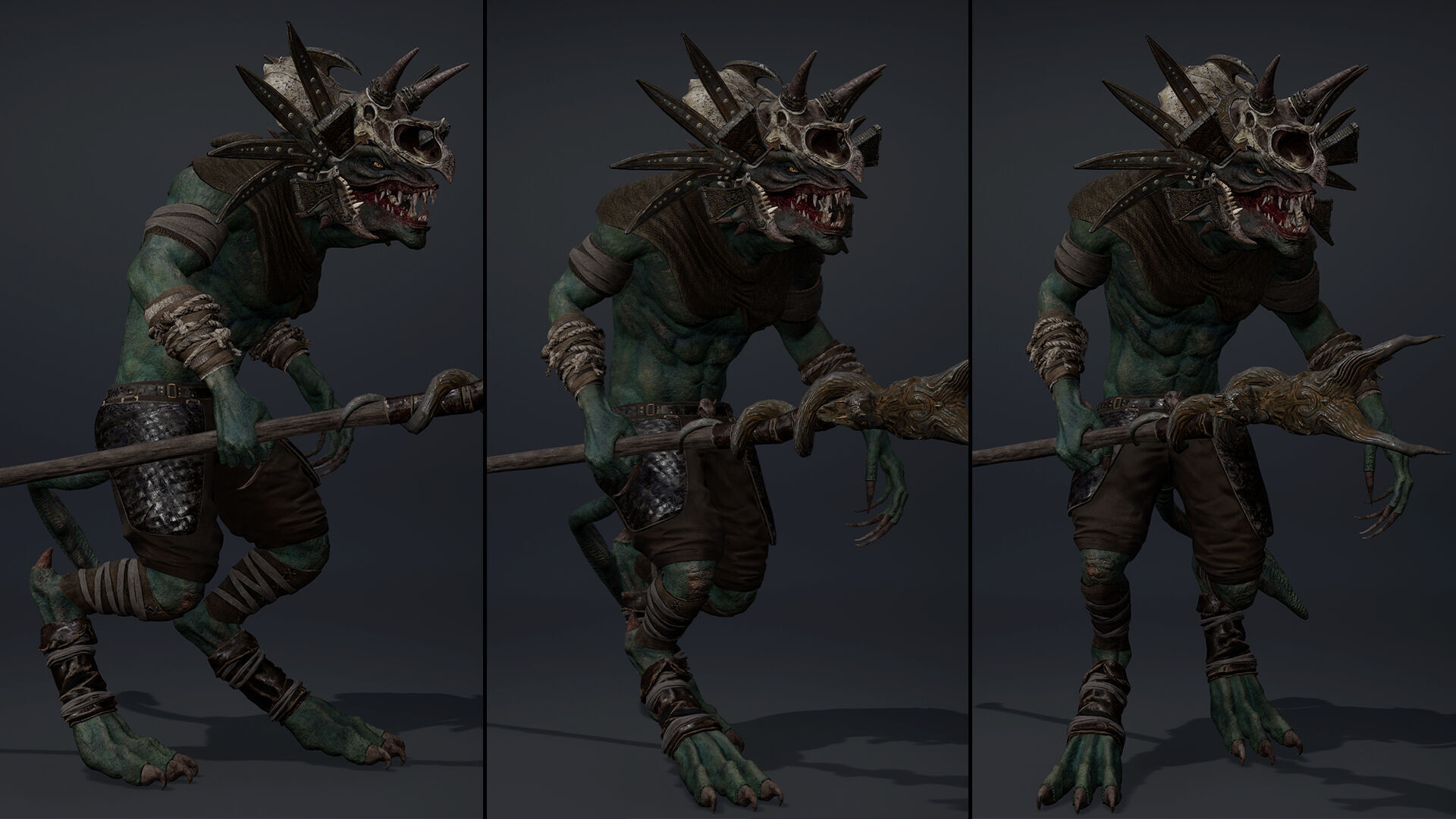 Mist Mage Arm1 Butal Low-poly 3D model_14