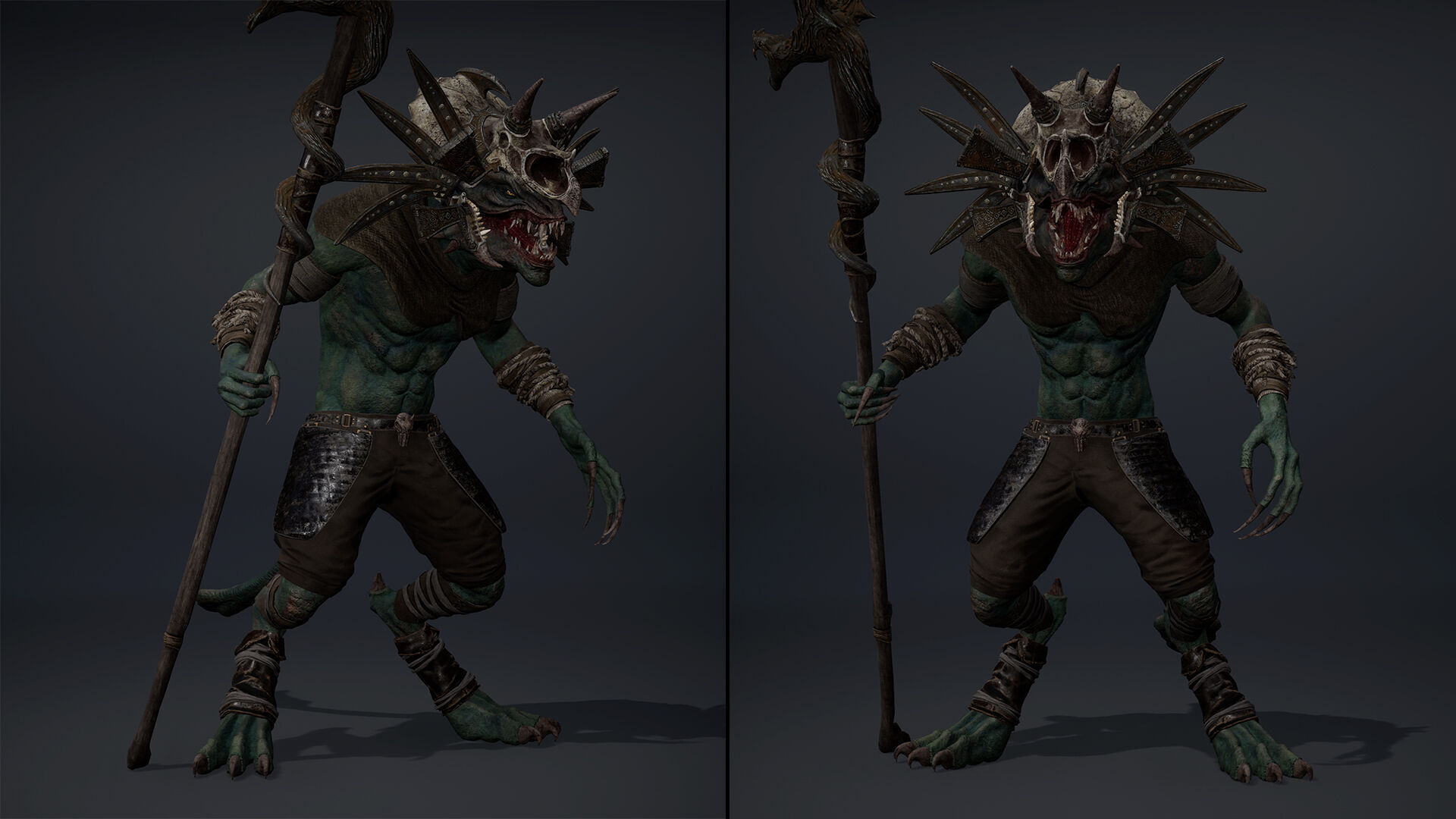 Mist Mage Arm1 Butal Low-poly 3D model_12