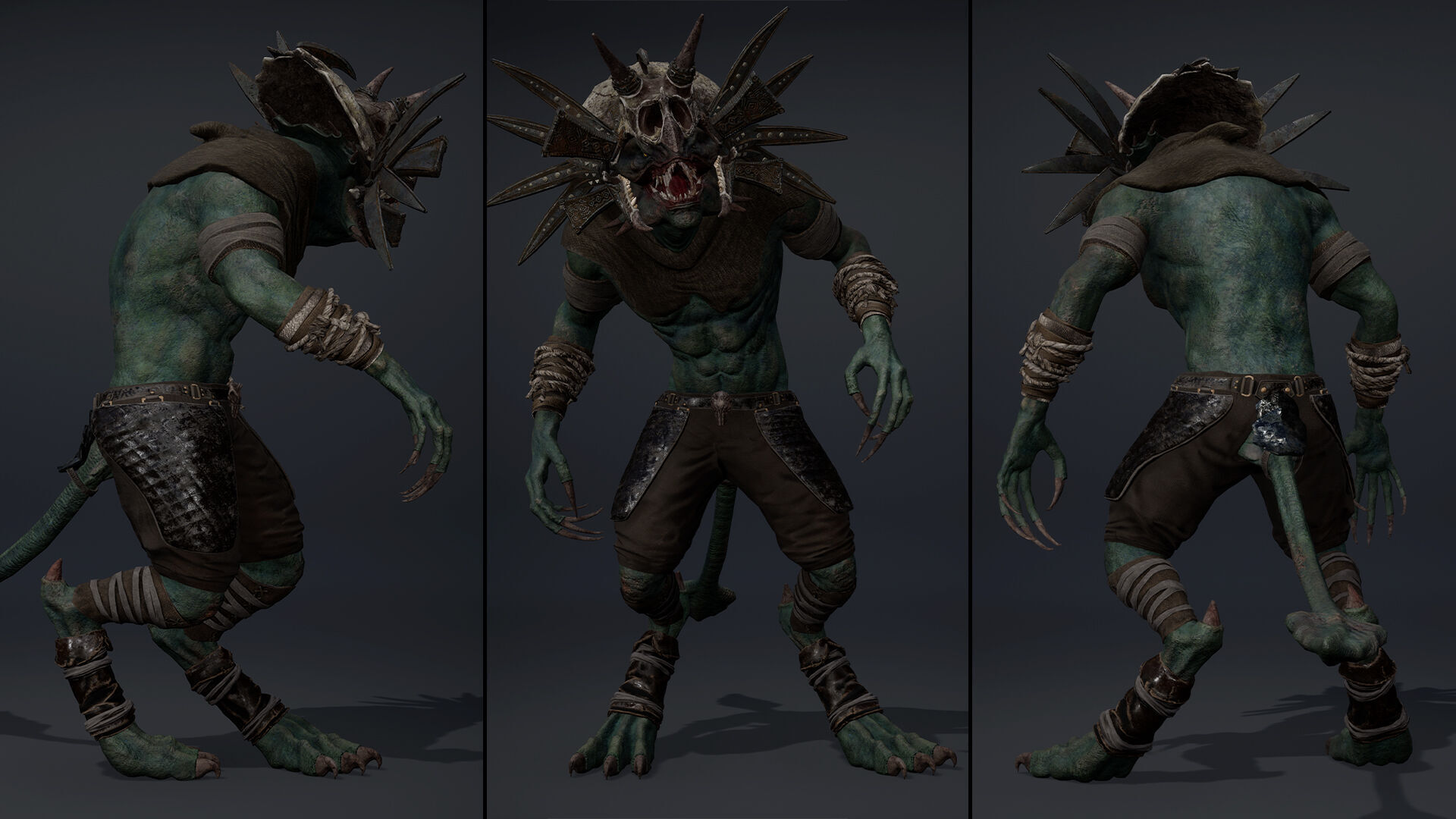 Mist Mage Arm1 Butal Low-poly 3D model_11