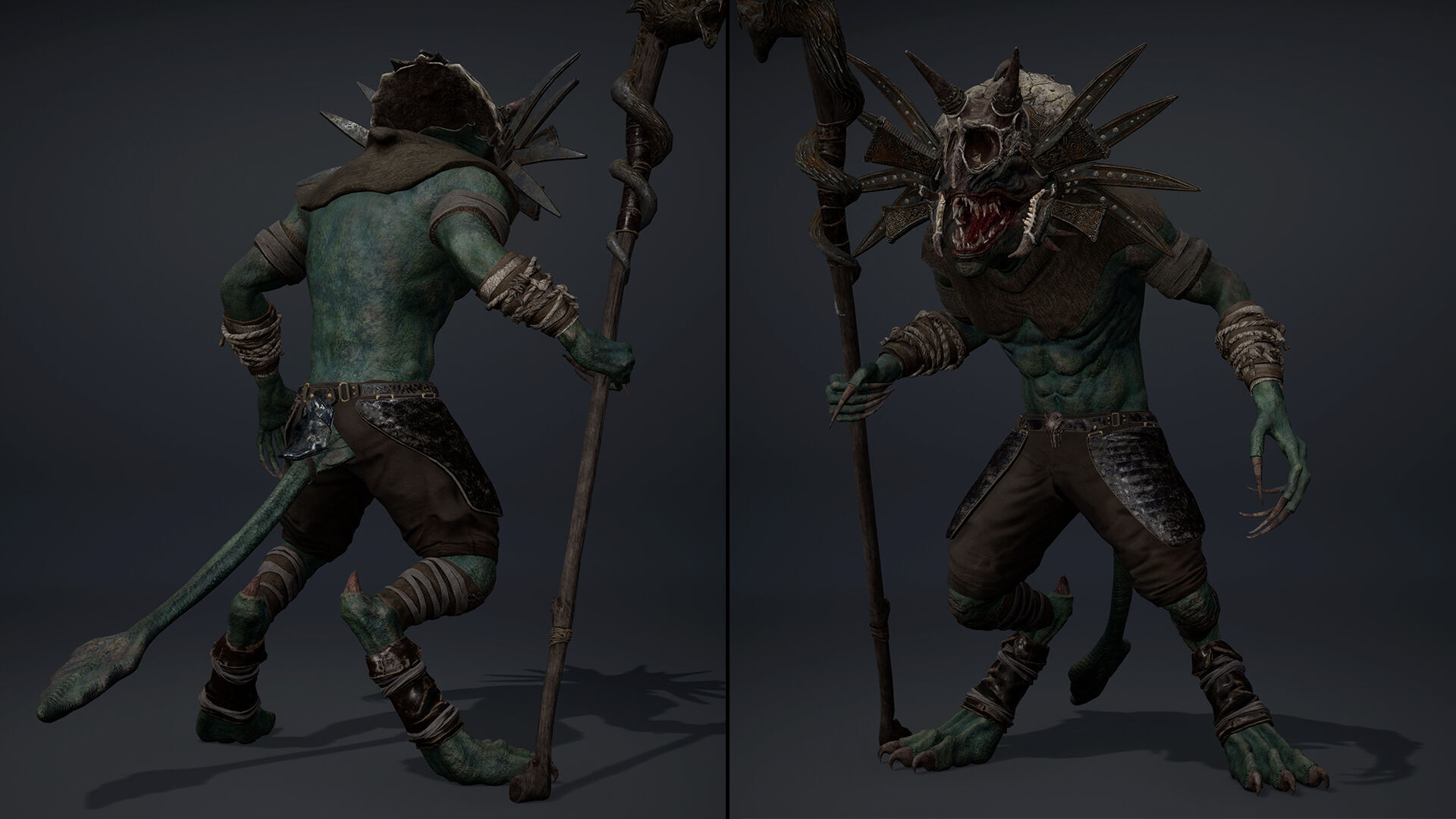 Mist Mage Arm1 Butal Low-poly 3D model_22