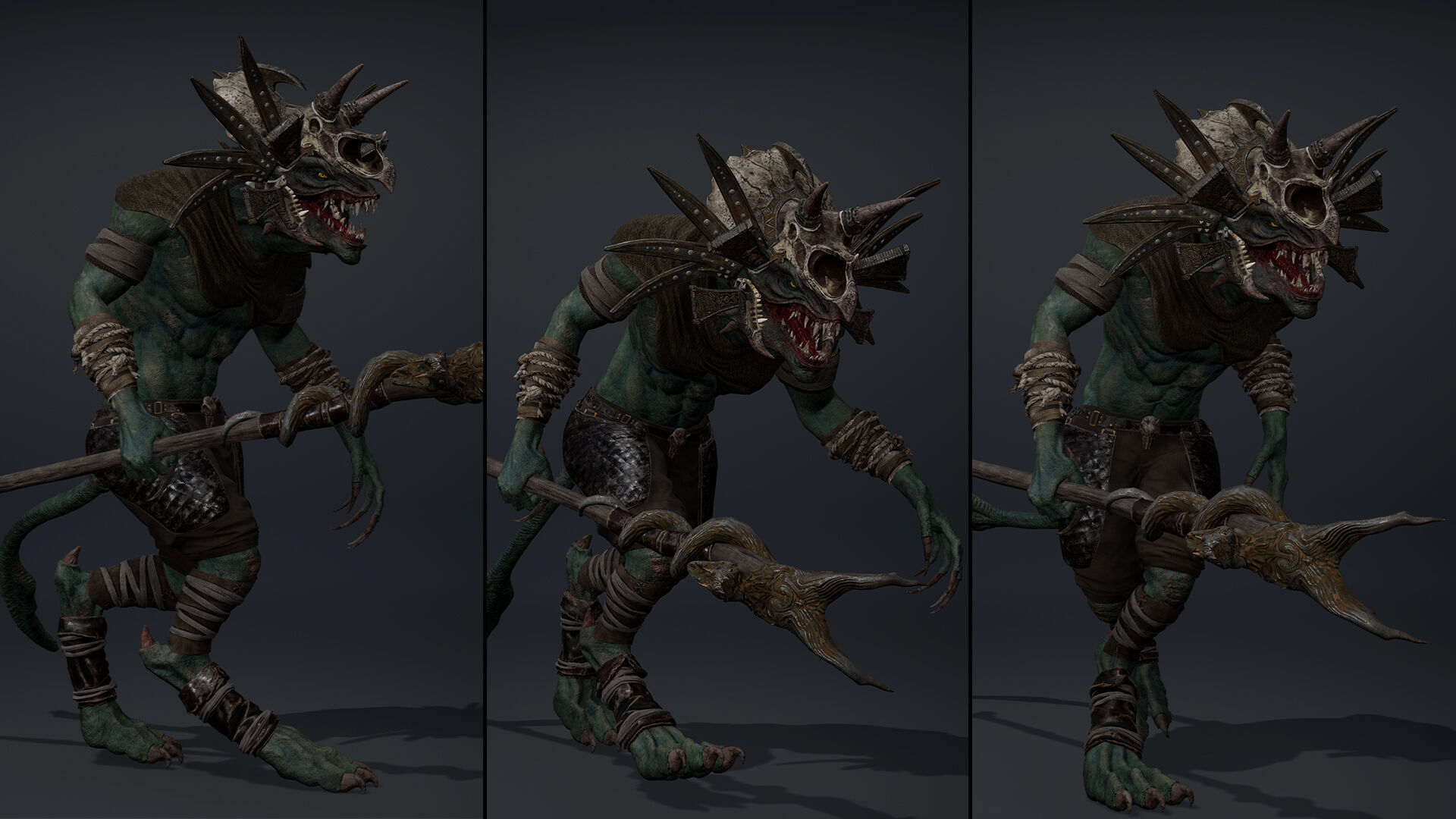 Mist Mage Arm1 Butal Low-poly 3D model_16