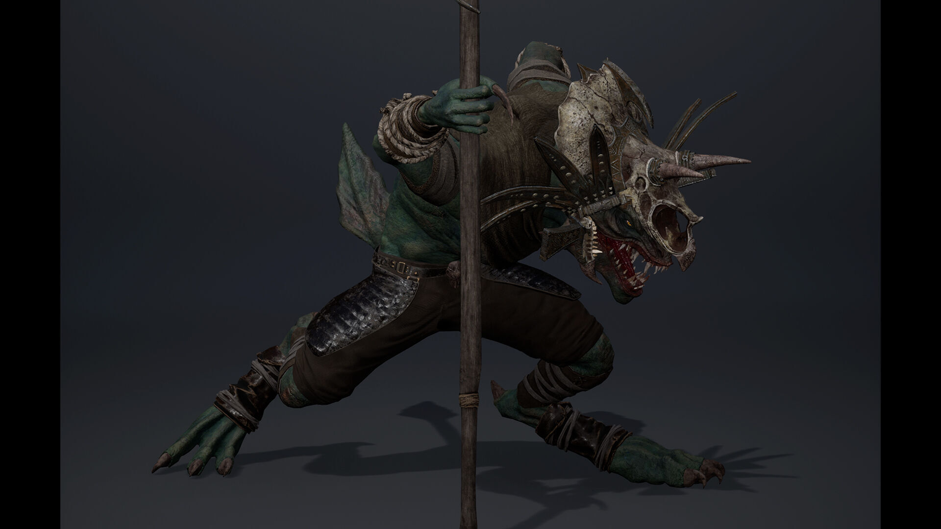 Mist Mage Arm1 Butal Low-poly 3D model_23