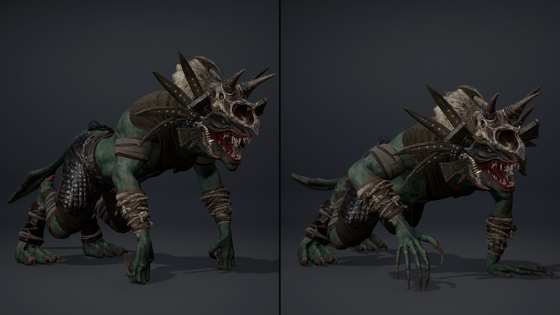 Mist Mage Arm1 Butal Low-poly 3D model_9