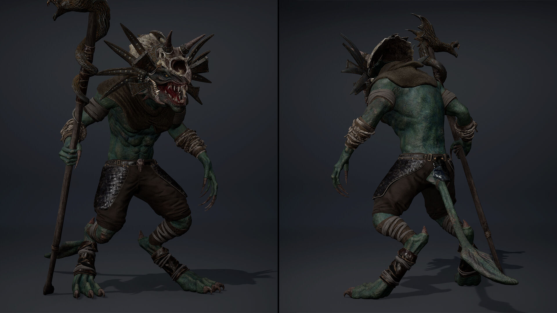 Mist Mage Arm1 Butal Low-poly 3D model_5