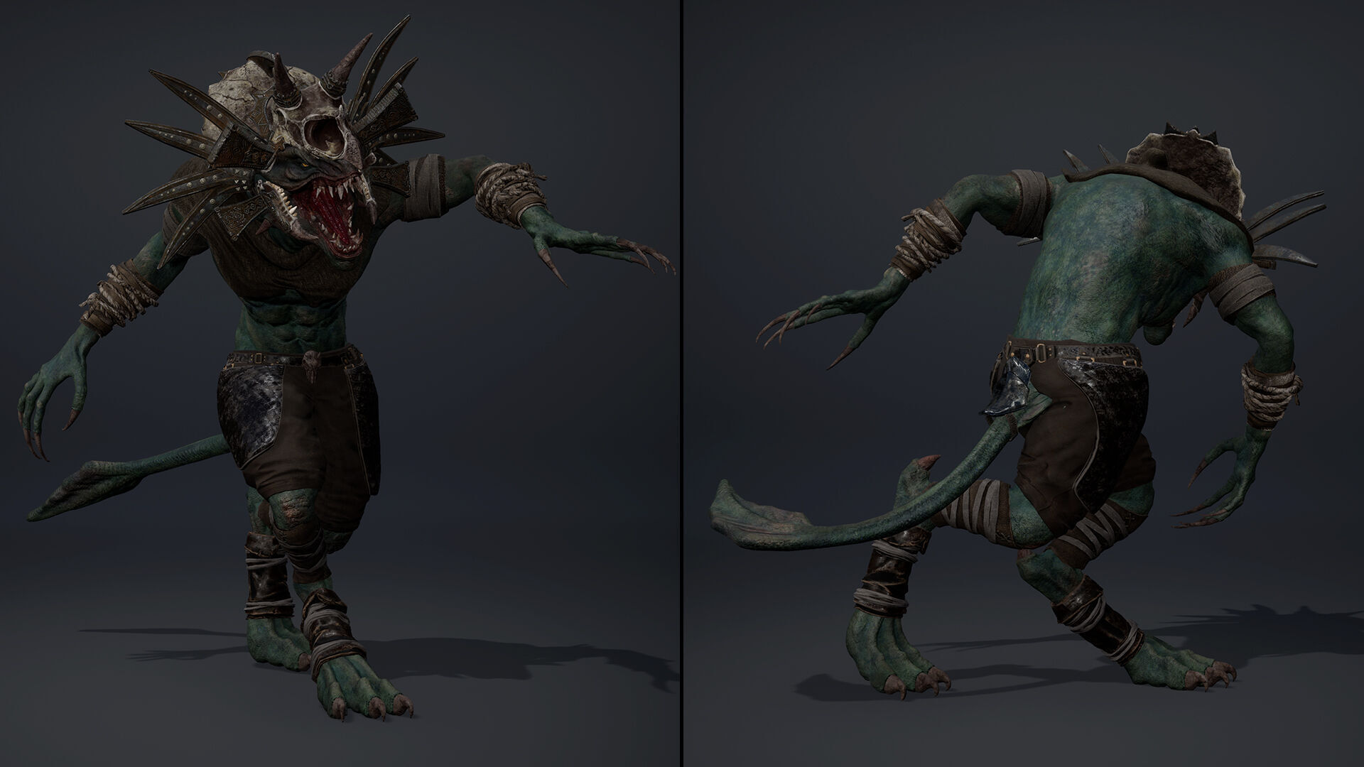 Mist Mage Arm1 Butal Low-poly 3D model_17