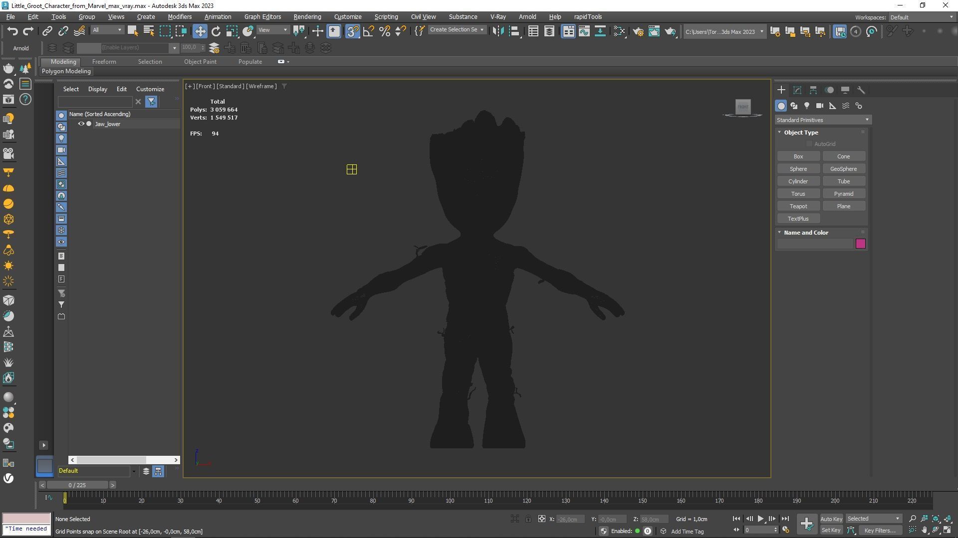 Little Groot Character from Marvel for 3D Print 3D print model_11