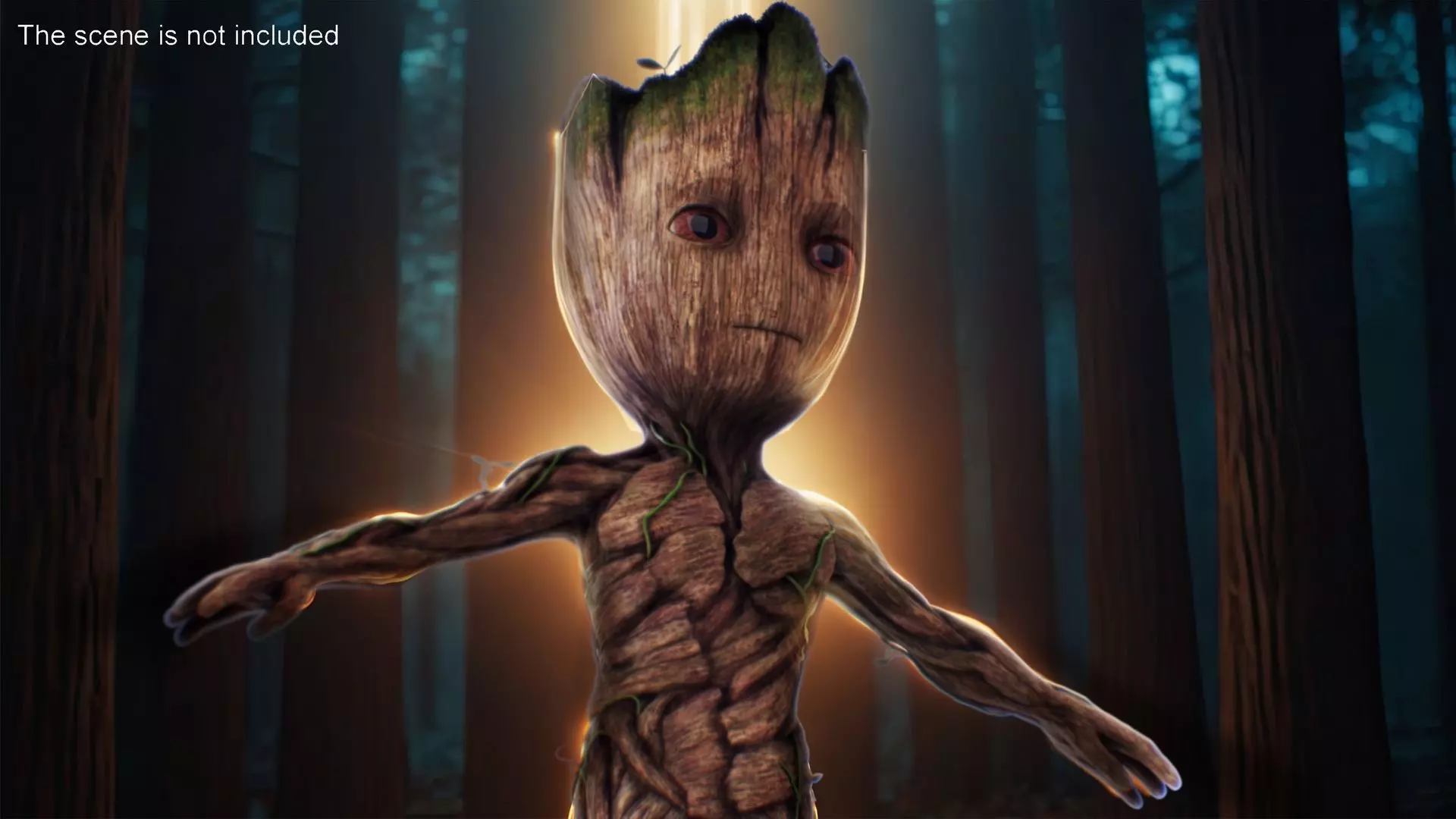 Little Groot Character from Marvel for 3D Print 3D print model_0