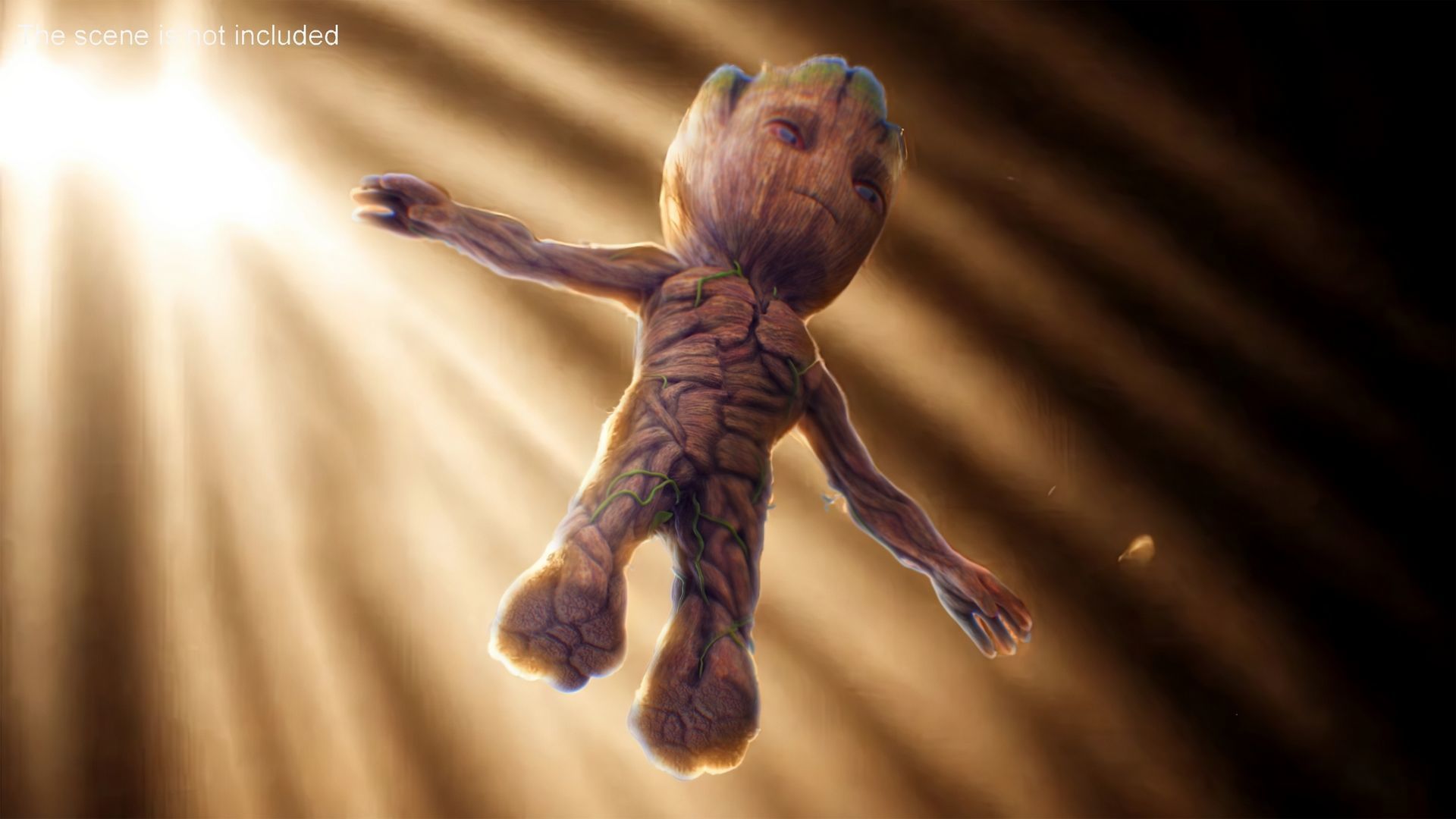 Little Groot Character from Marvel for 3D Print 3D print model_2