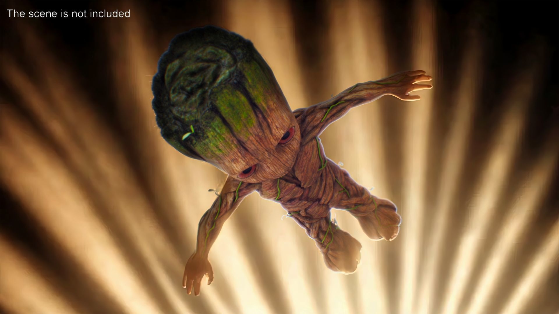 Little Groot Character from Marvel for 3D Print 3D print model_1