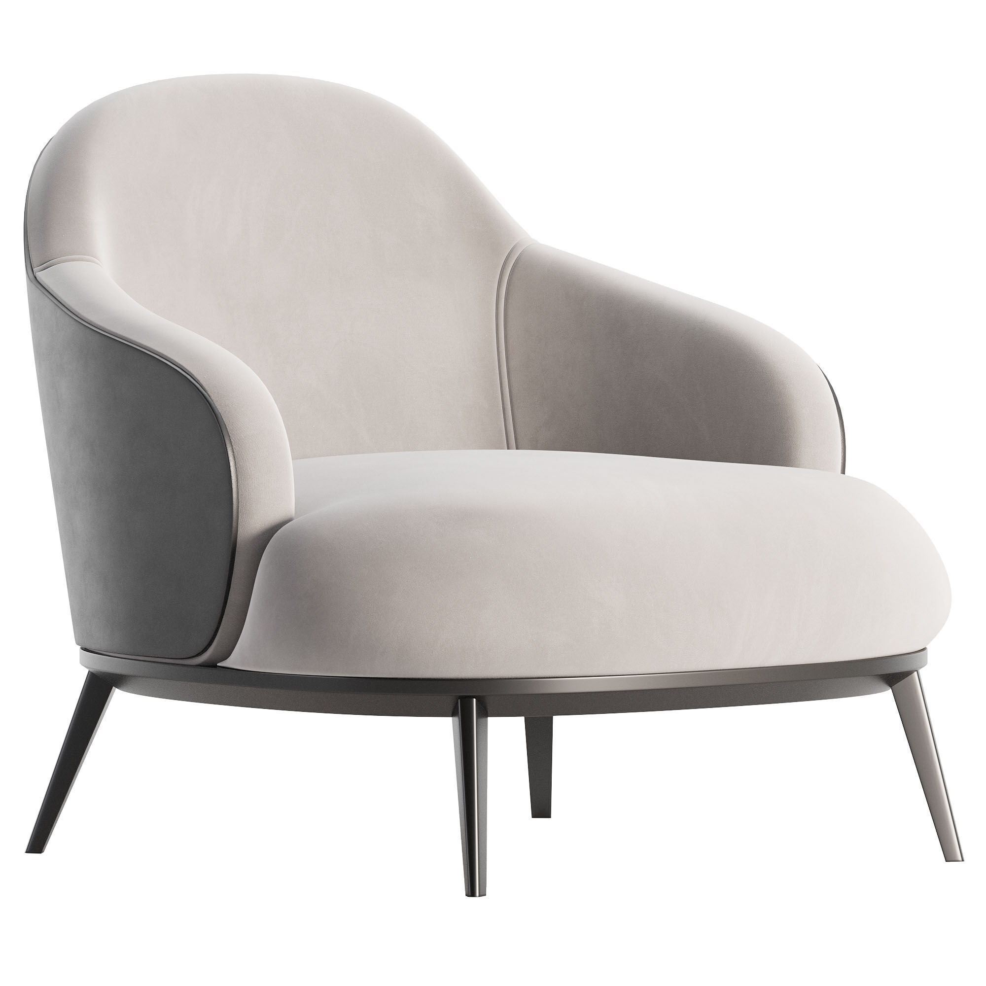 Minotti LESLIE ARMCHAIR 3D model_1