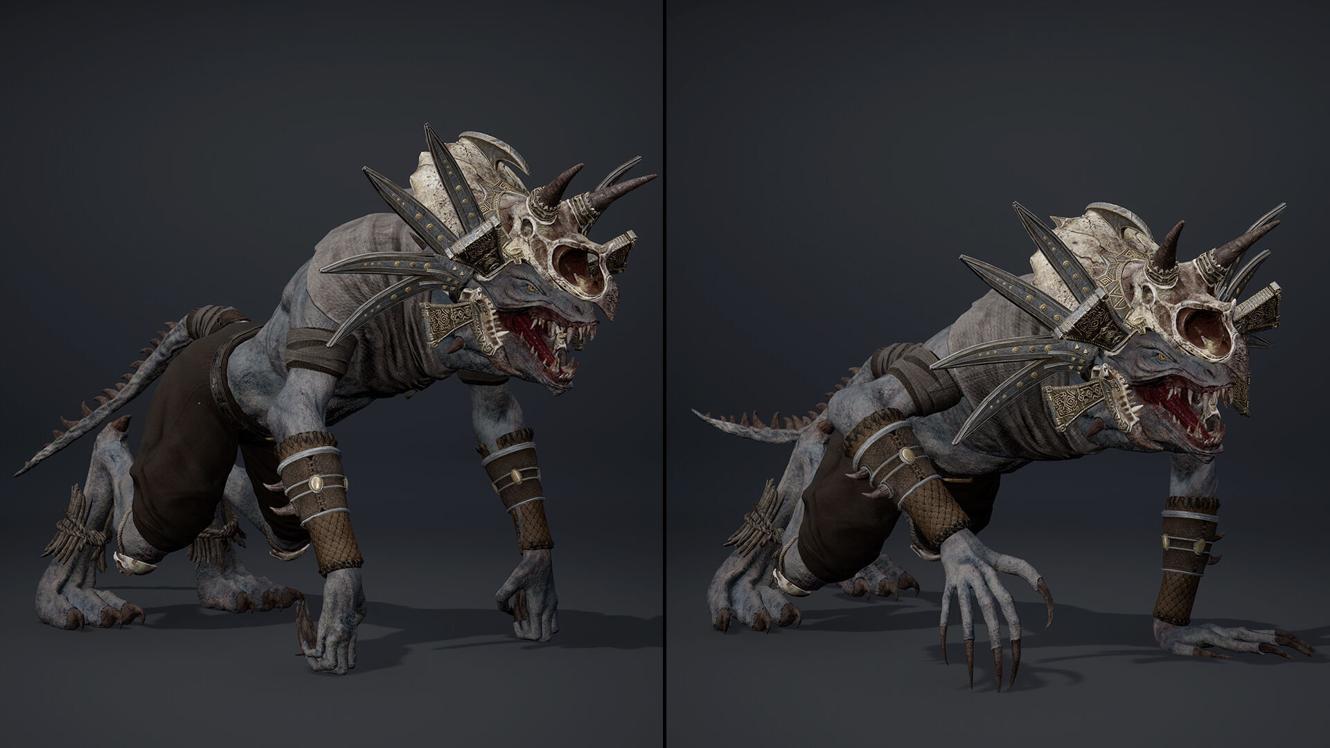 Mist Mage Arm1 Low-poly 3D model_10