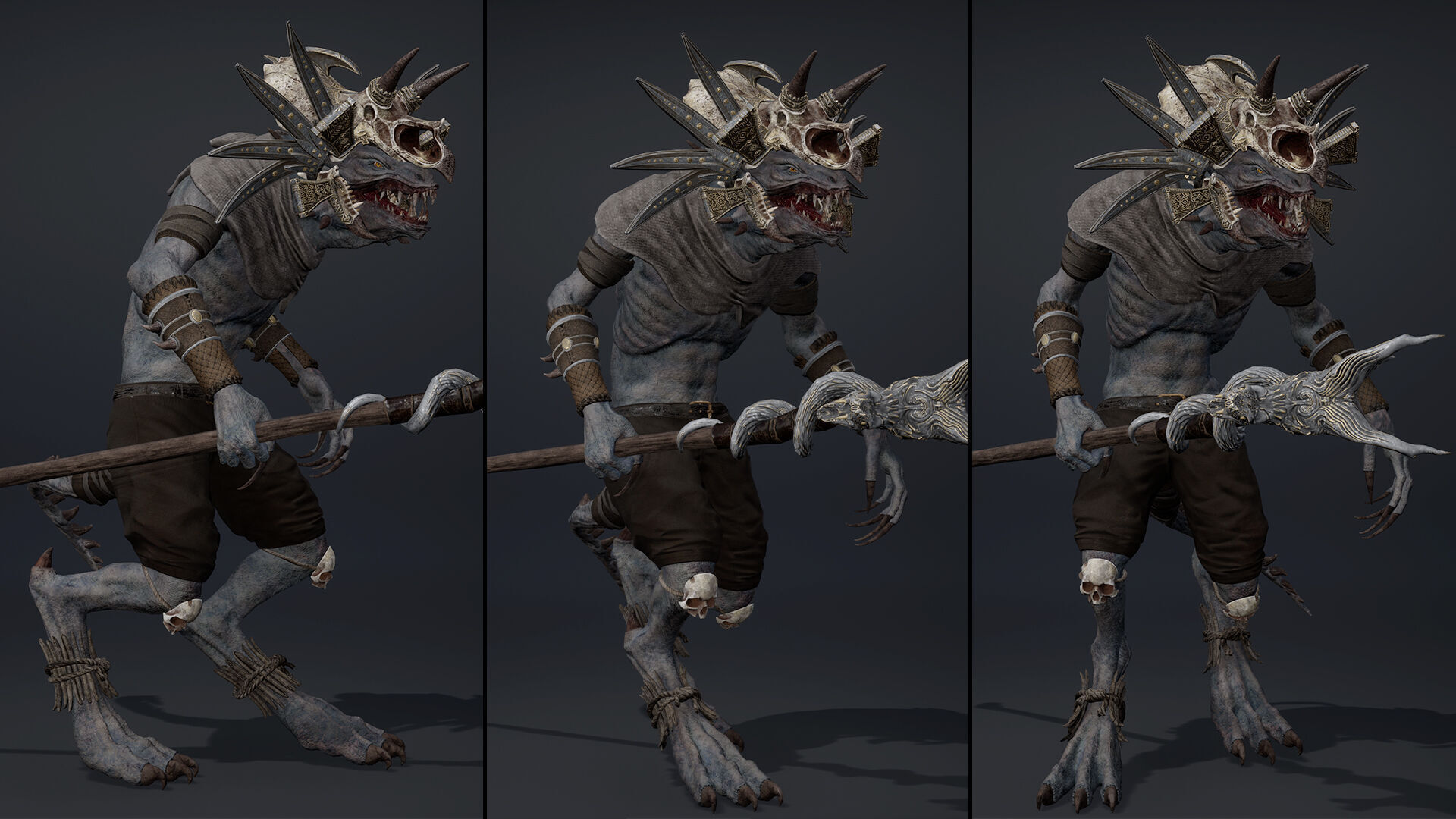 Mist Mage Arm1 Low-poly 3D model_13