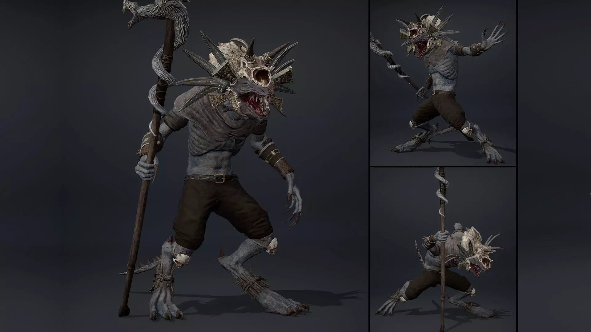 Mist Mage Arm1 Low-poly 3D model_0