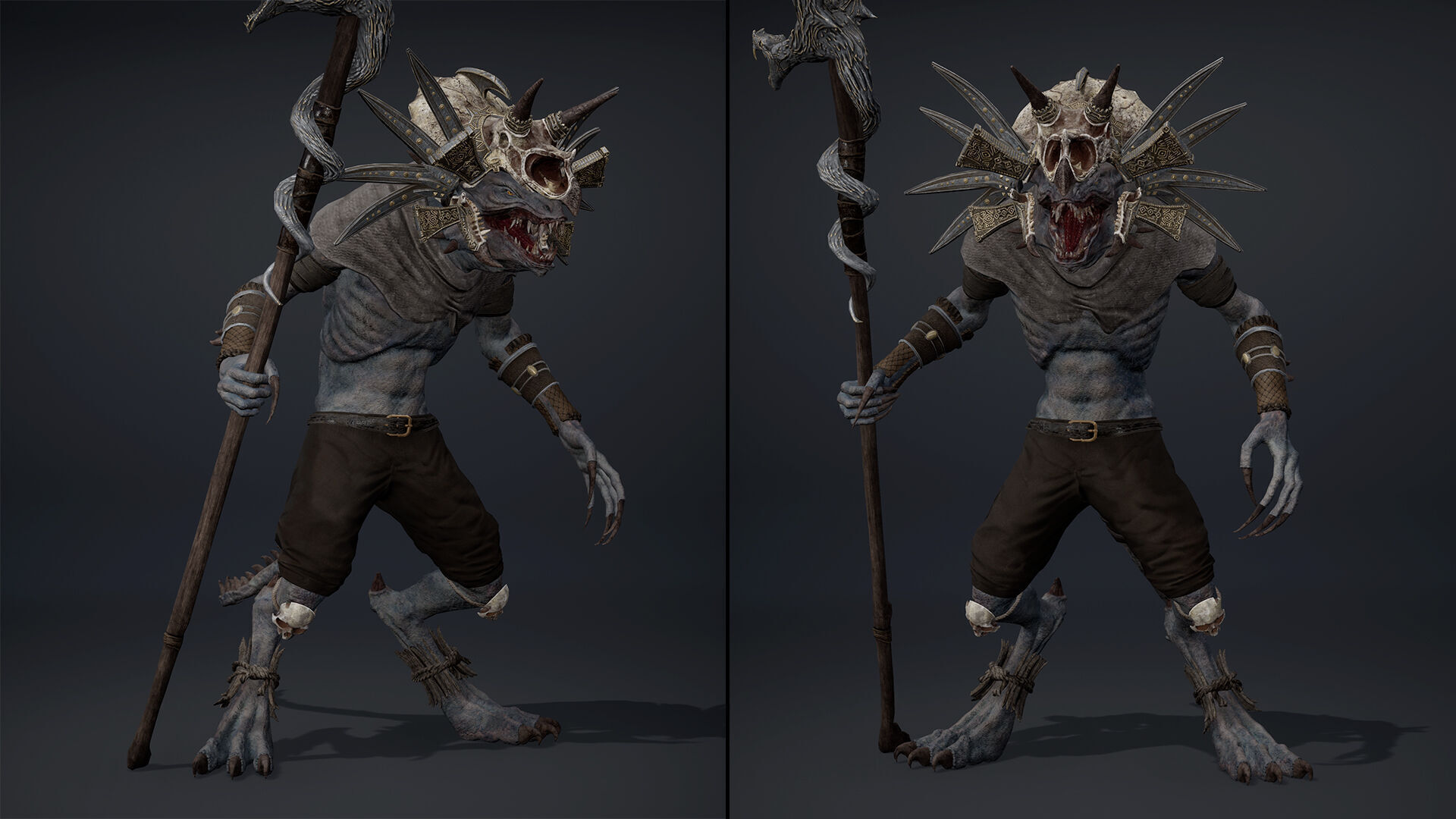 Mist Mage Arm1 Low-poly 3D model_17