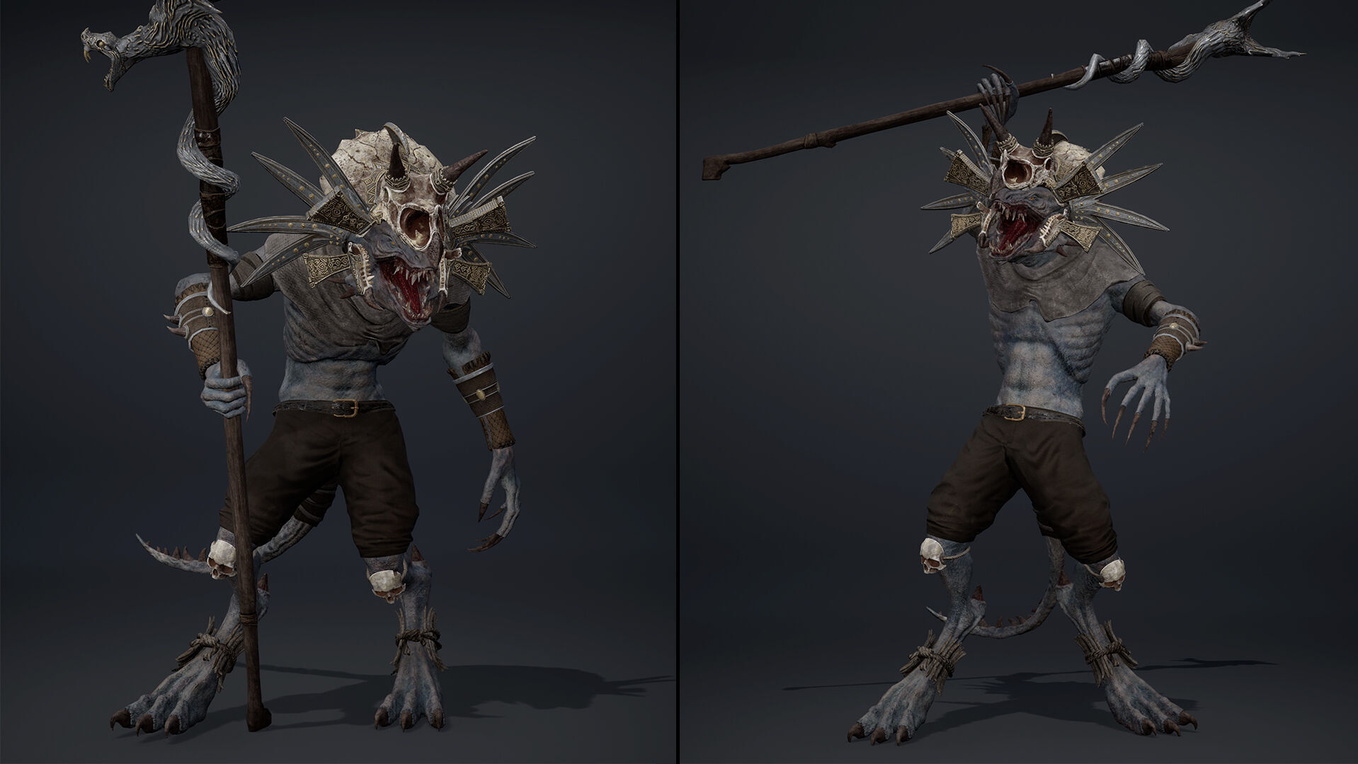 Mist Mage Arm1 Low-poly 3D model_12