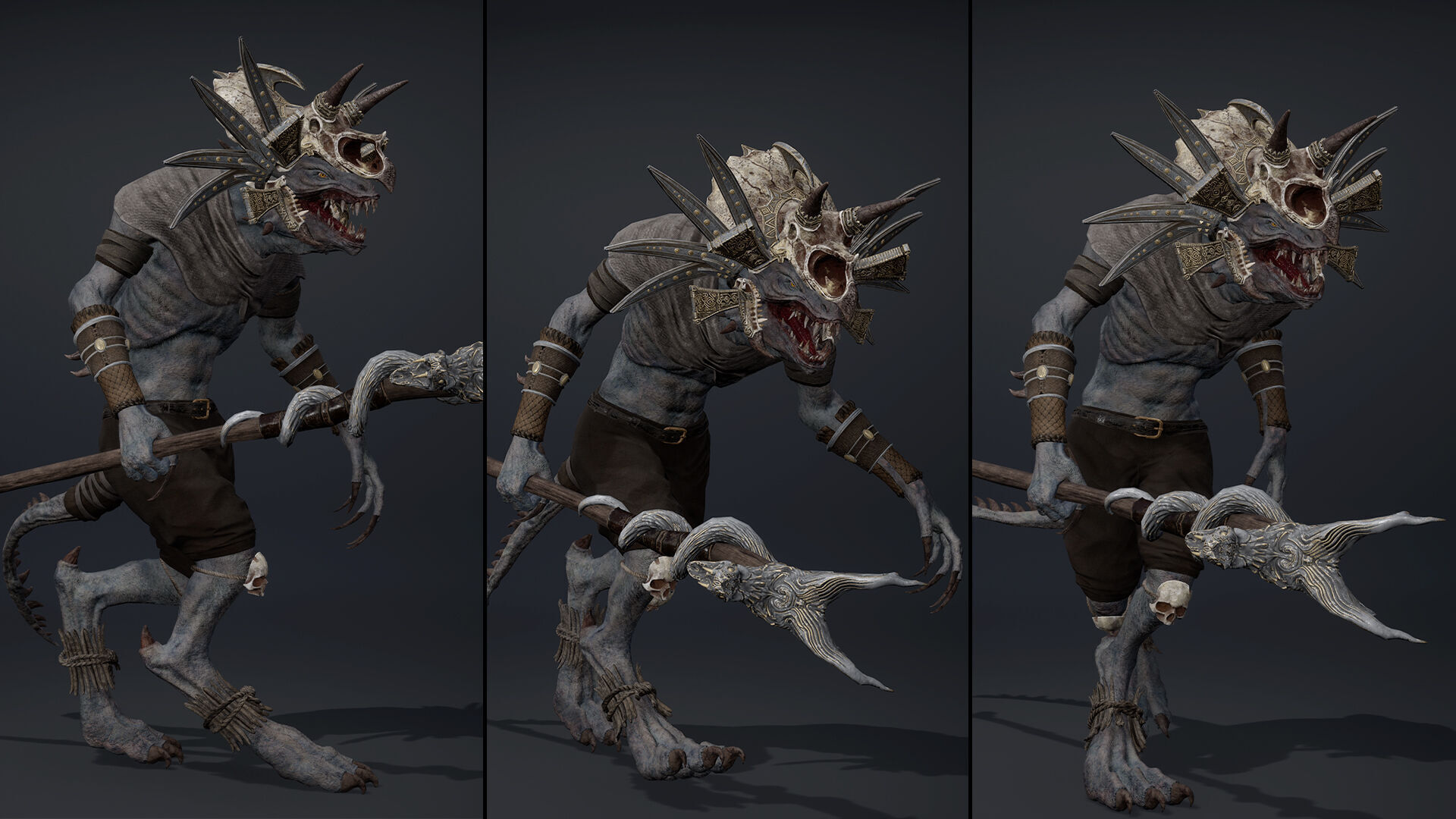 Mist Mage Arm1 Low-poly 3D model_16