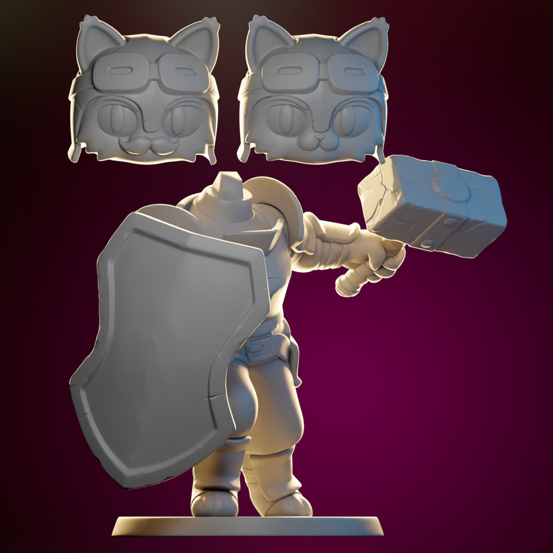 Catventures - Heroes of the paw 3D print model_27