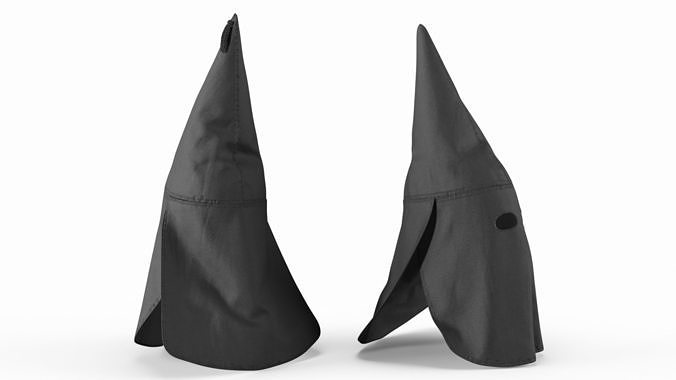 Black Cap Ku Klux Klan 3D model