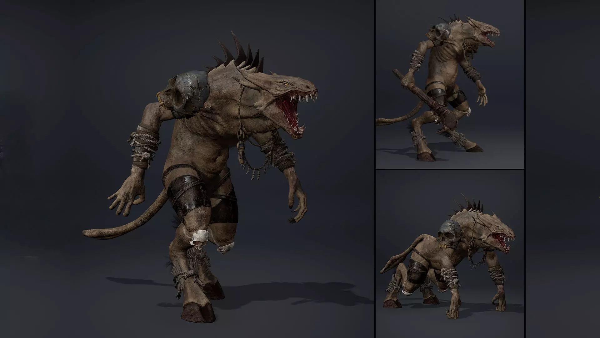 Mistserpens Fatty Low-poly 3D model