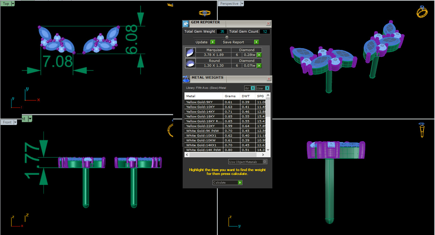 ERRING DIAMOND -CAD-38 3D model_22