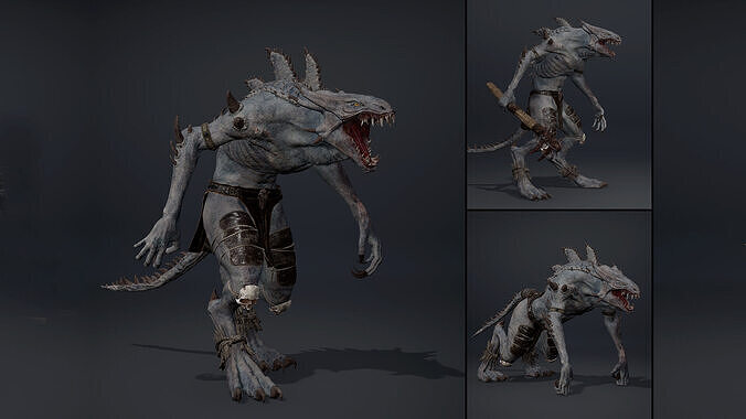 Mistserpens Spicky Low-poly 3D model