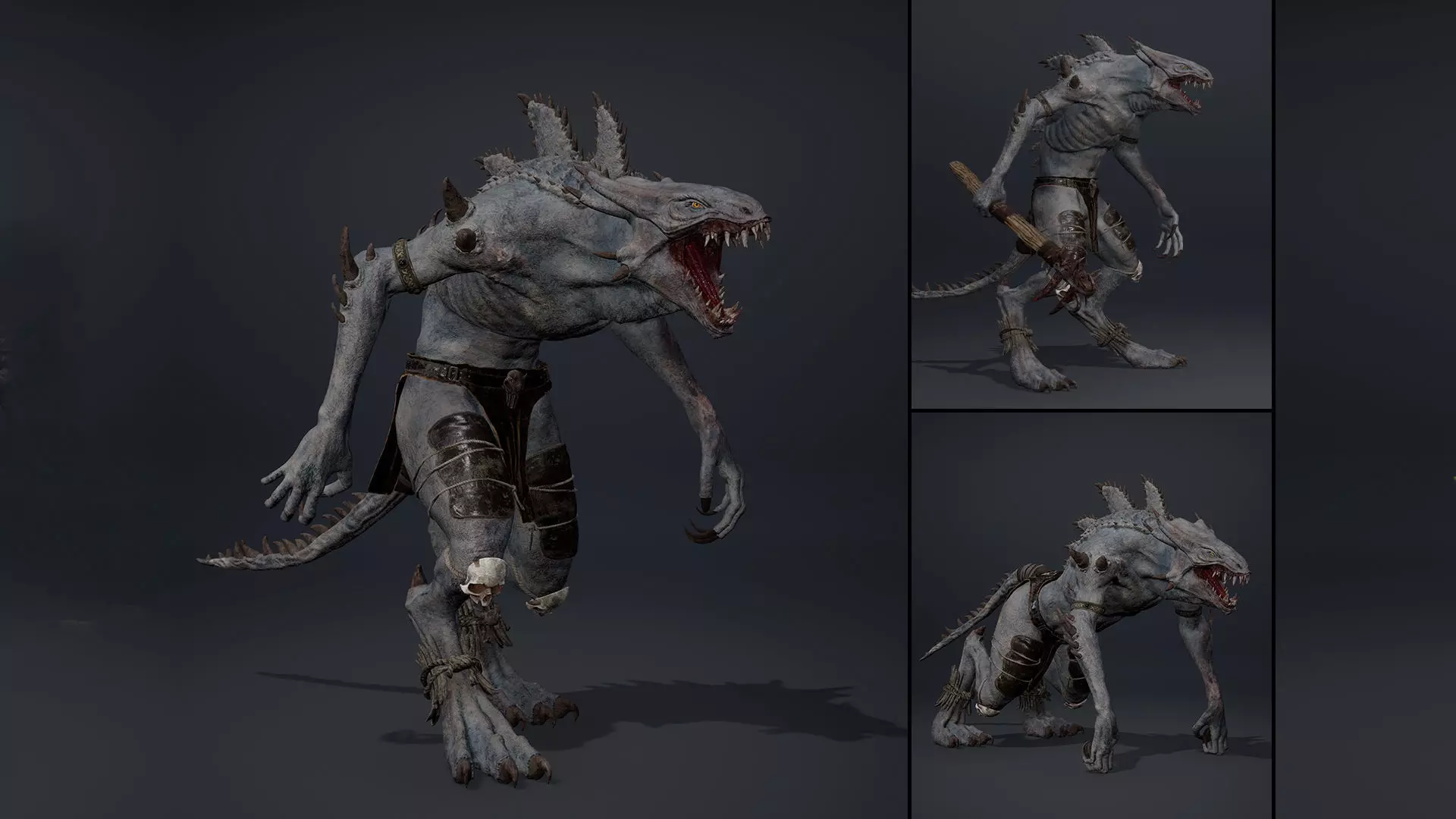 Mistserpens Spicky Low-poly 3D model