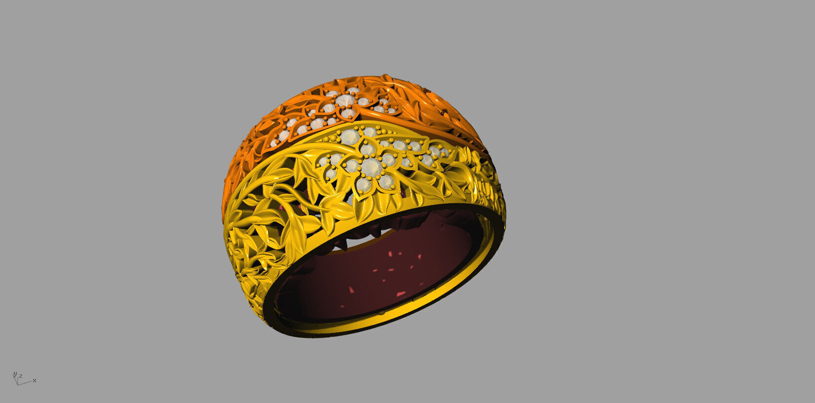 Magerit Secret Ring 3D print model_6