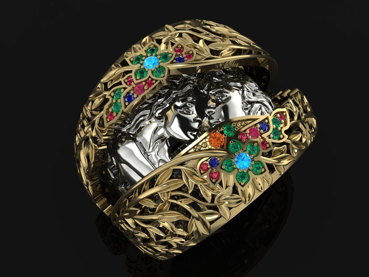 Magerit Secret Ring 3D print model_1