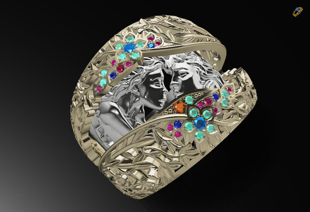 Magerit Secret Ring 3D print model_5