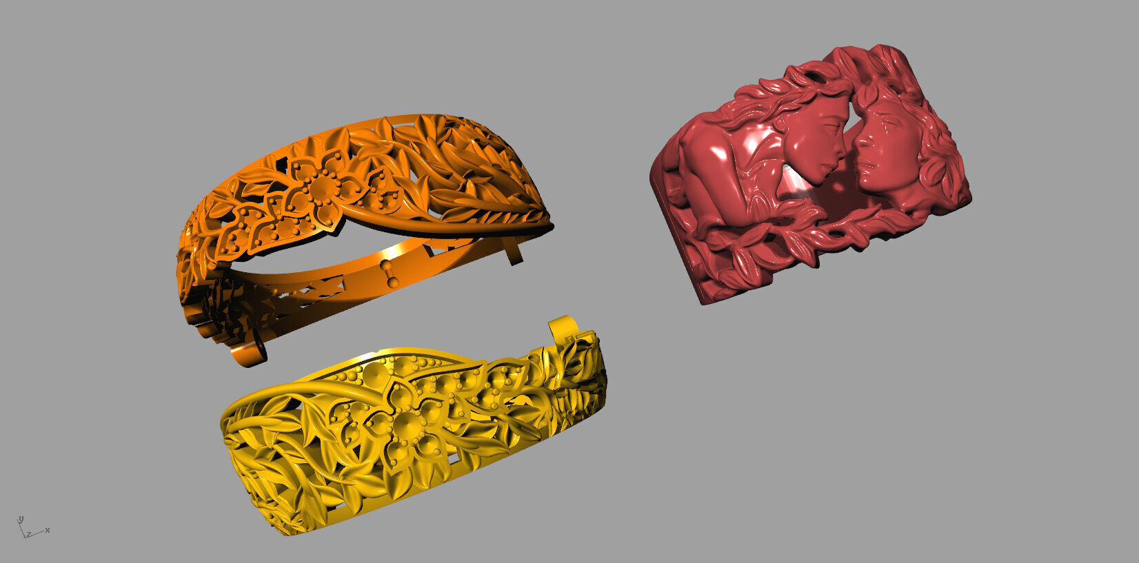 Magerit Secret Ring 3D print model_7