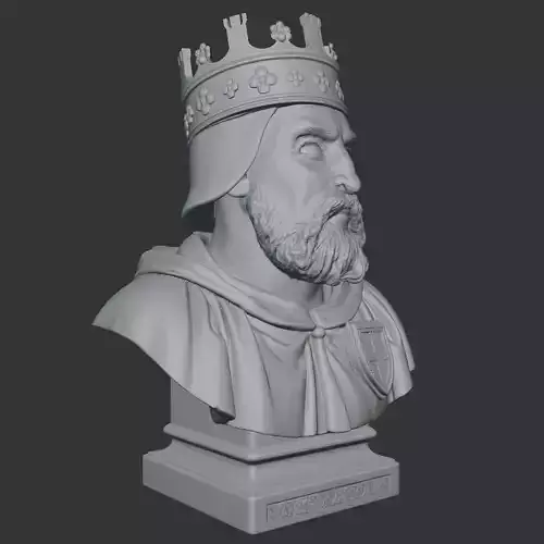 Matteo Visconti Printable Bust 3D print model