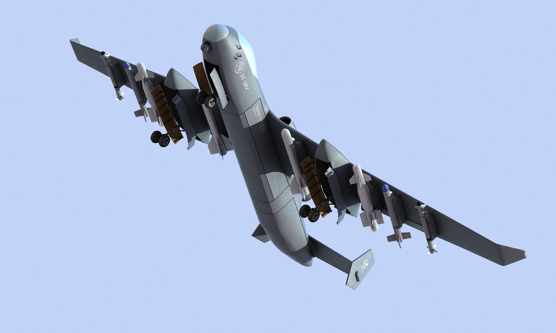 JiuTian SS-UAV 3D model_13