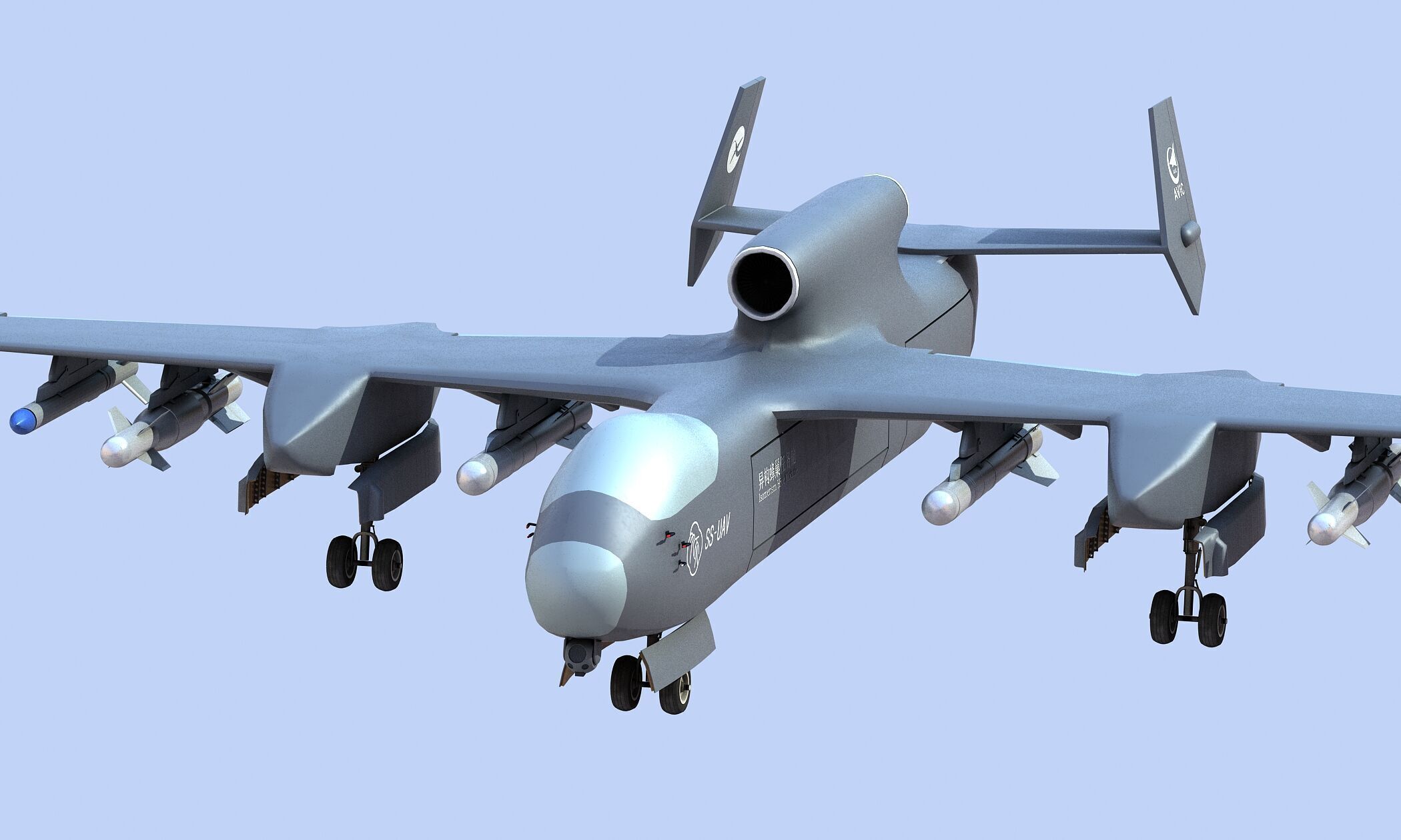 JiuTian SS-UAV 3D model_16