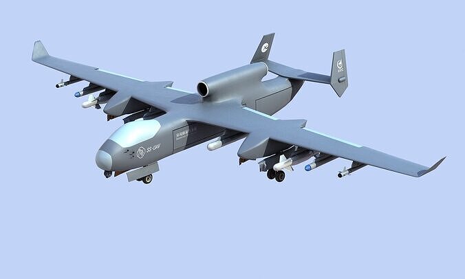 JiuTian SS-UAV 3D model