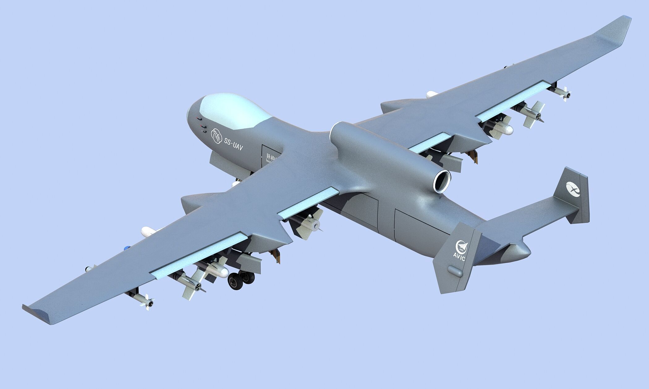 JiuTian SS-UAV 3D model_6