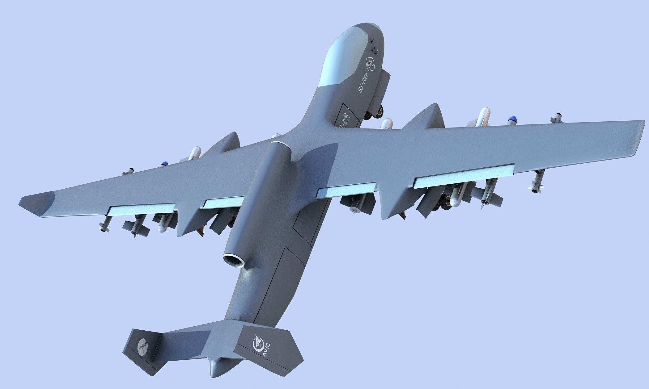 JiuTian SS-UAV 3D model_18