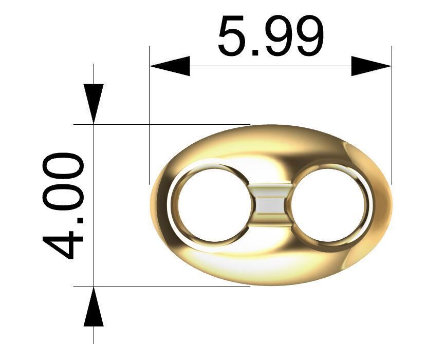 GUCCI LINK 3D print model_2