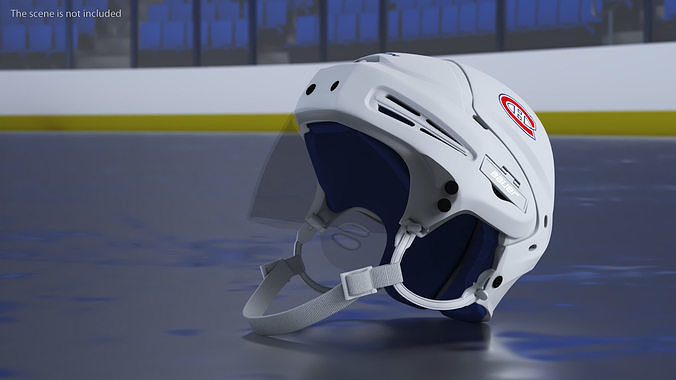 Protective Hockey Helmet 3D model