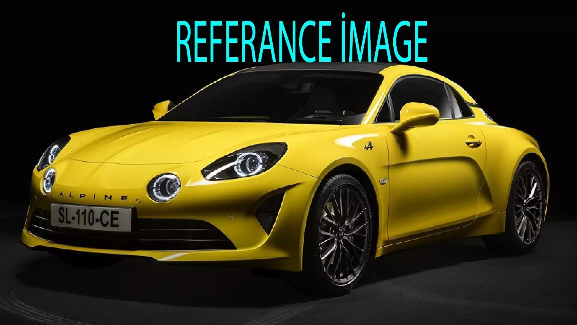 Alpine 110-GT SPOR CAR Low-poly 3D model_0