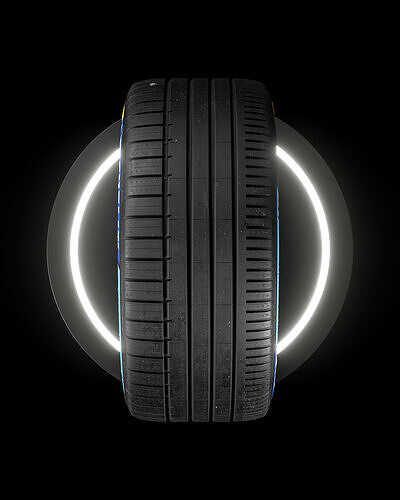 MICHELIN Pilot Sport Hypercar GTP 29 71 18 W 3D model 7