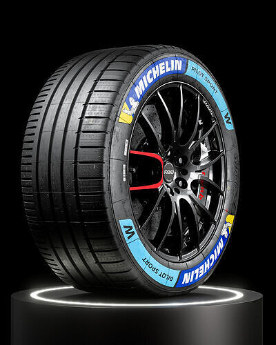 MICHELIN Pilot Sport Hypercar GTP 29 71 18 W 3D model 6