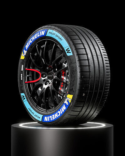 MICHELIN Pilot Sport Hypercar GTP 29 71 18 W 3D model