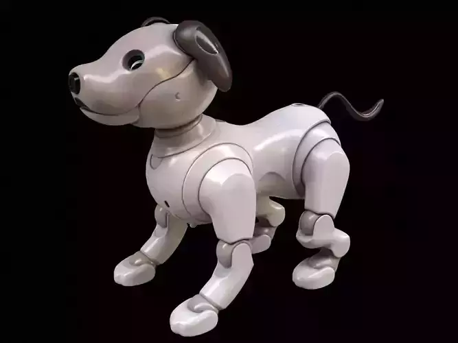 Sony Aibo Robotic Dog PBR 3D model