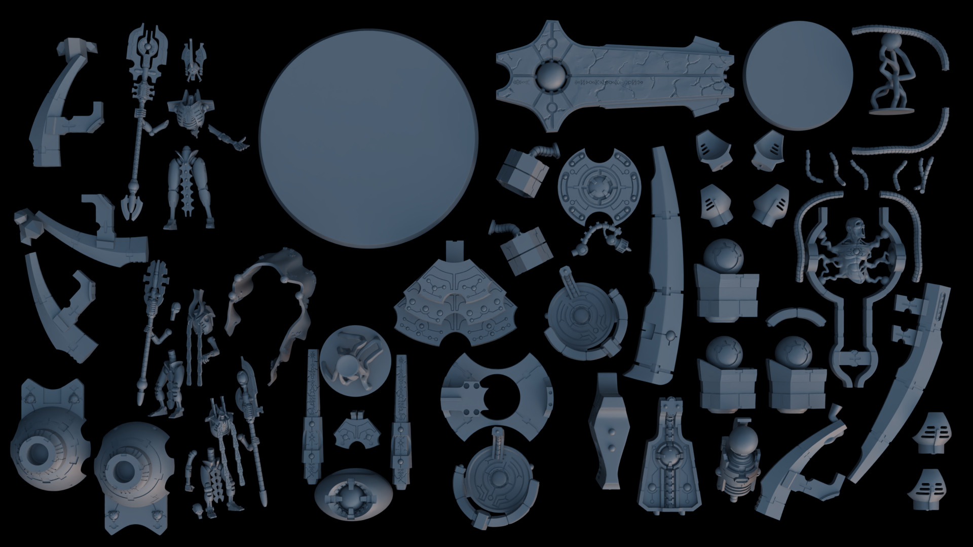 Robot king 3D print model_2