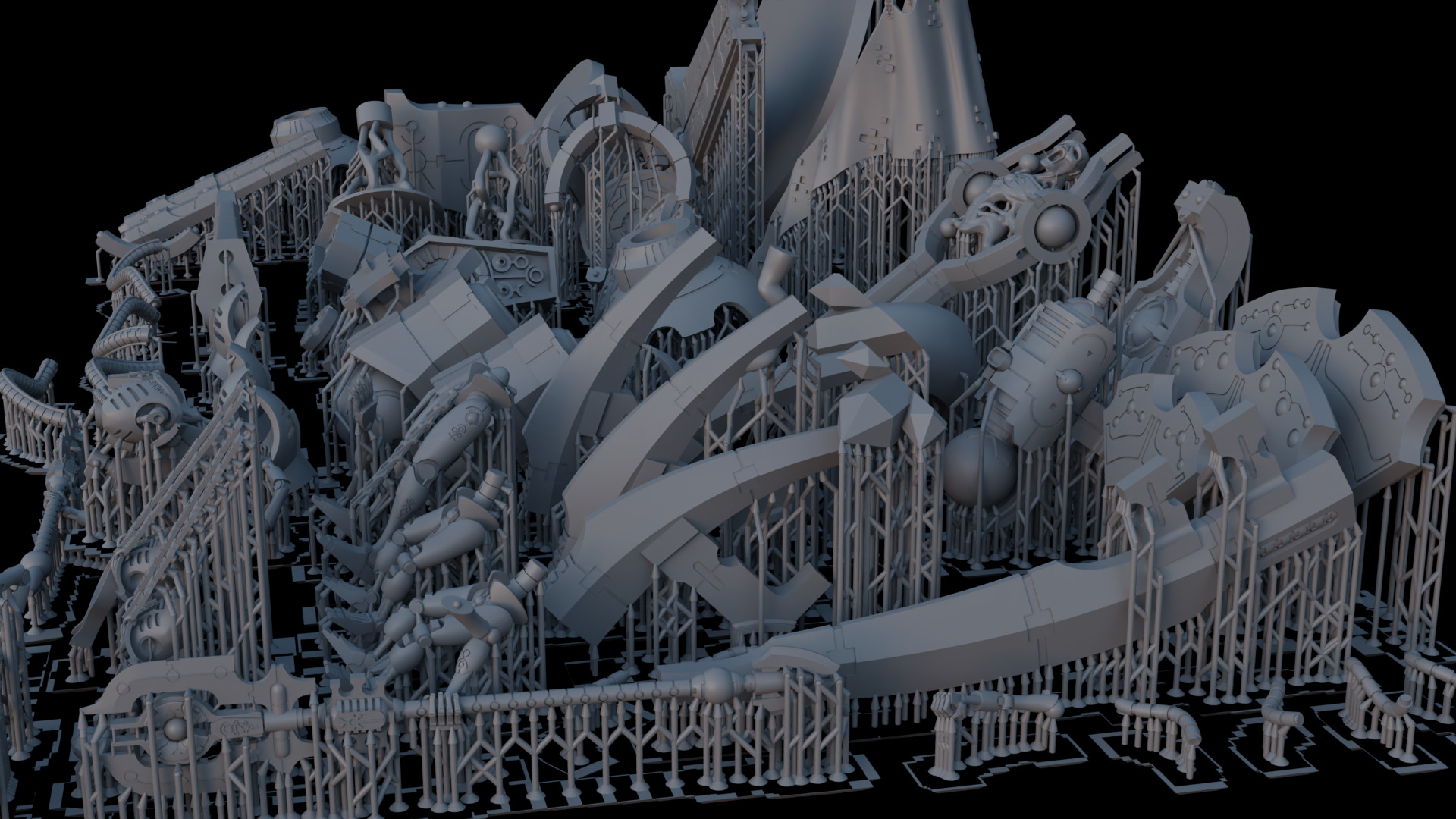 Robot king 3D print model_3