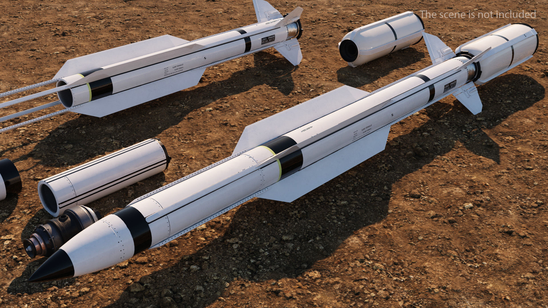 RIM 174 Standard Extended Range Active Missile for 3D Print 3D print model_3