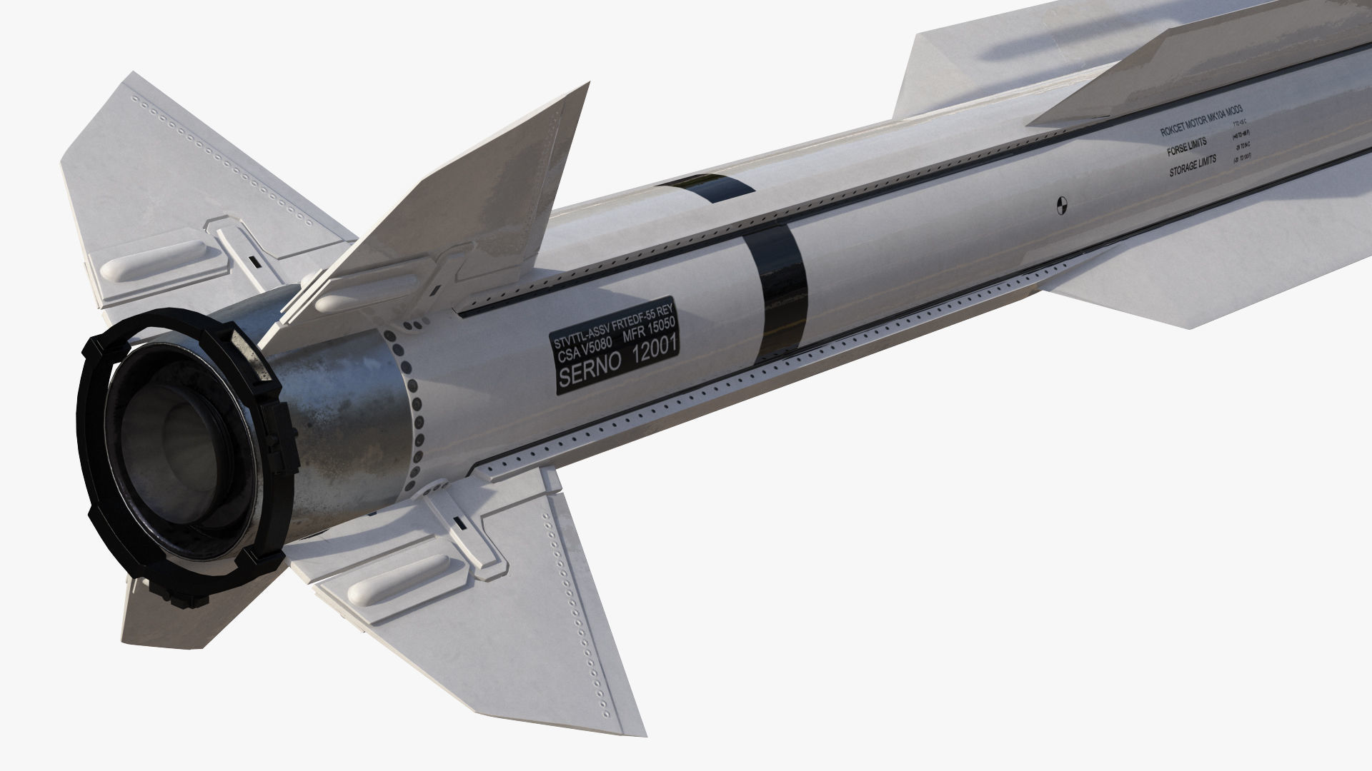 RIM 174 Standard Extended Range Active Missile for 3D Print 3D print model_9