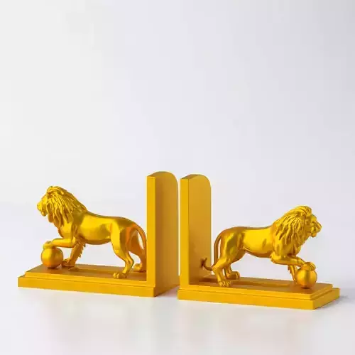 Lions Bookends 3D print model